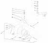 Zerto-Turn Mäher 74226 (Z255) - Toro Z Master Mower, 62" SFS Side Discharge Deck (SN: 210002101 - 210999999) (2001) Spareparts CASTER AND WHEEL ASSEMBLY