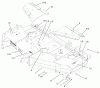 Zerto-Turn Mäher 74226 (Z255) - Toro Z Master Mower, 62" SFS Side Discharge Deck (SN: 210002101 - 210999999) (2001) Spareparts DECK, DEFLECTOR AND ROLLER ASSEMBLY