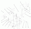 Zerto-Turn Mäher 74226 (Z255) - Toro Z Master Mower, 62" SFS Side Discharge Deck (SN: 210002101 - 210999999) (2001) Spareparts FRAME AND DECK ASSEMBLY