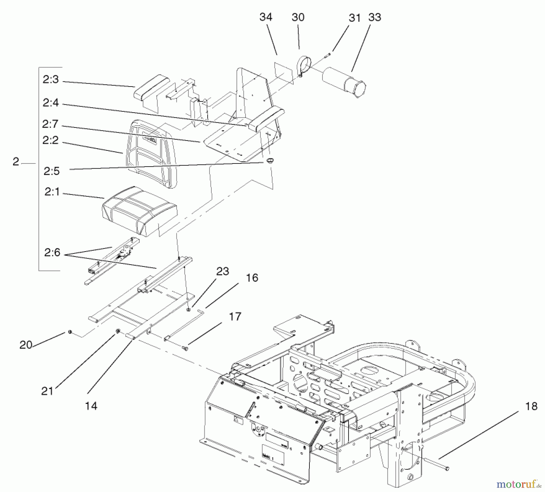  Zerto-Turn Mäher 74226 (Z255) - Toro Z Master Mower, 62