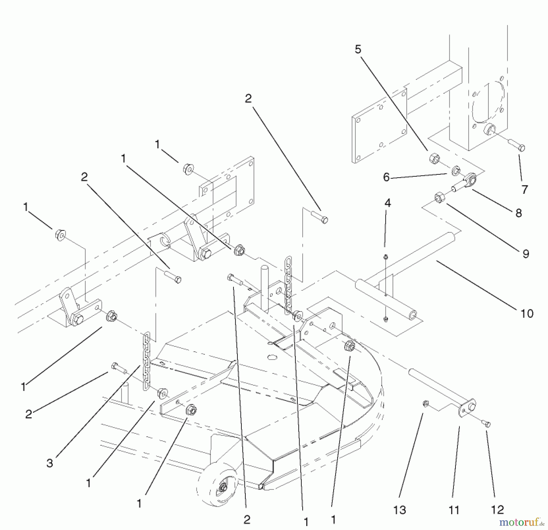  Zerto-Turn Mäher 74228 (Z255) - Toro Z Master Mower, 52