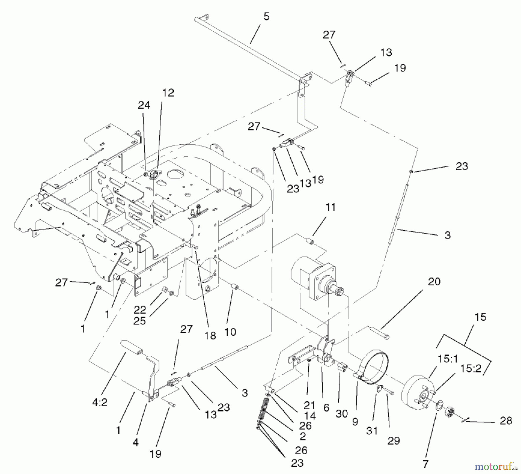  Zerto-Turn Mäher 74228 (Z255) - Toro Z Master Mower, 52