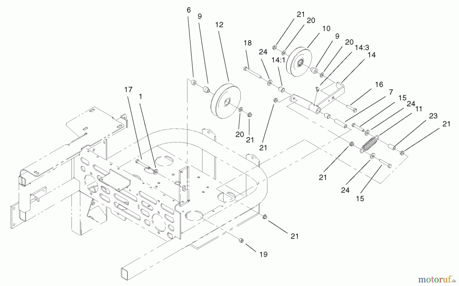  Zerto-Turn Mäher 74228 (Z255) - Toro Z Master Mower, 52