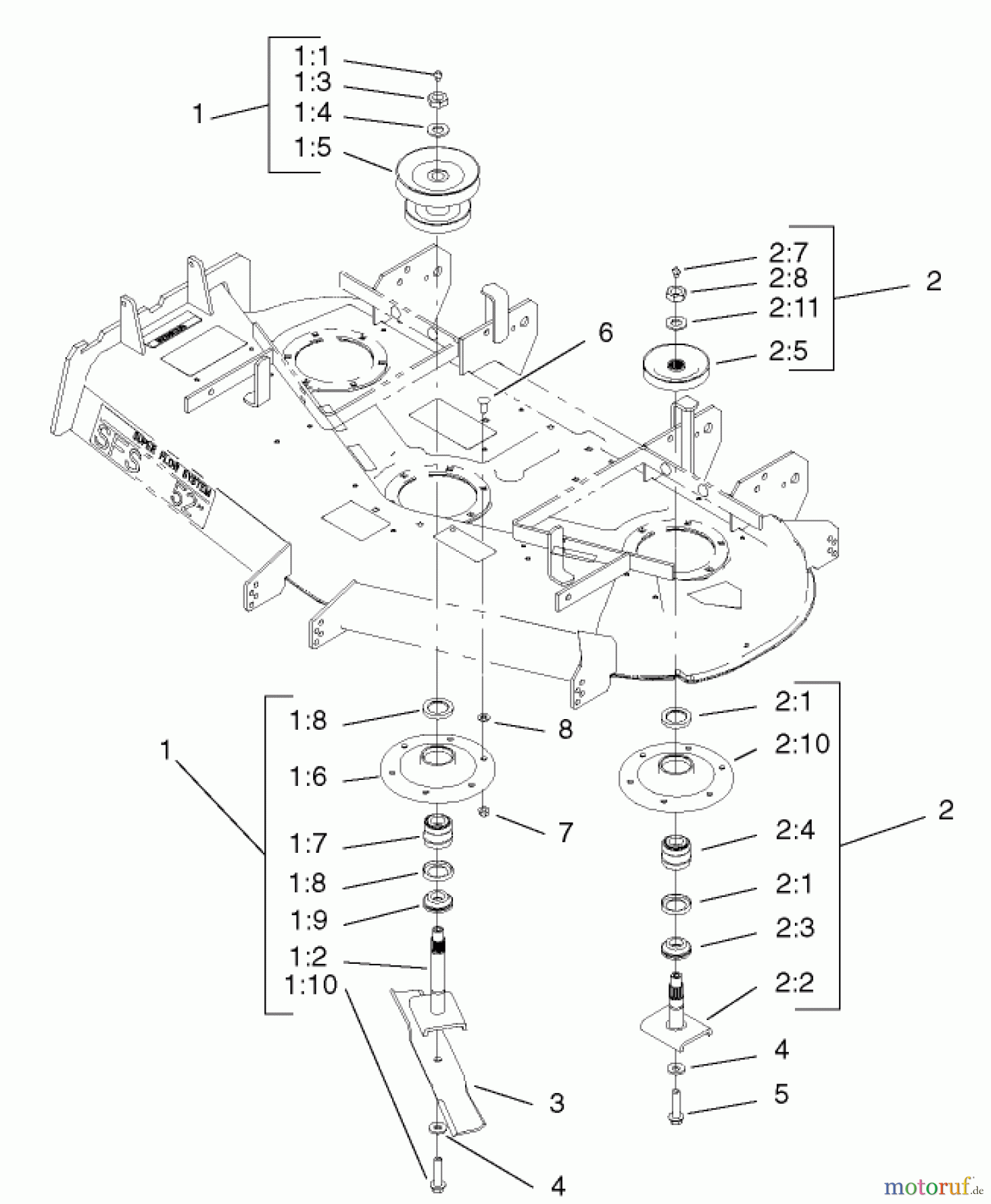  Zerto-Turn Mäher 74228 (Z255) - Toro Z Master Mower, 52