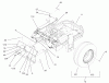 Zerto-Turn Mäher 74230 (Z257) - Toro Z Master Mower, 52" SFS Side Discharge Deck (SN: 230000001 - 230006000) (2003) Spareparts MAIN FRAME ASSEMBLY