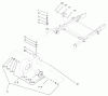 Zerto-Turn Mäher 74231 (Z257) - Toro Z Master Mower, 62" SFS Side Discharge Deck (SN: 230000001 - 230006000) (2003) Spareparts CASTER AND WHEEL ASSEMBLY