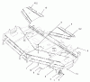 Zerto-Turn Mäher 74231 (Z257) - Toro Z Master Mower, 62" SFS Side Discharge Deck (SN: 230006001 - 230999999) (2003) Spareparts DECK AND WHEEL GAGE ASSEMBLY