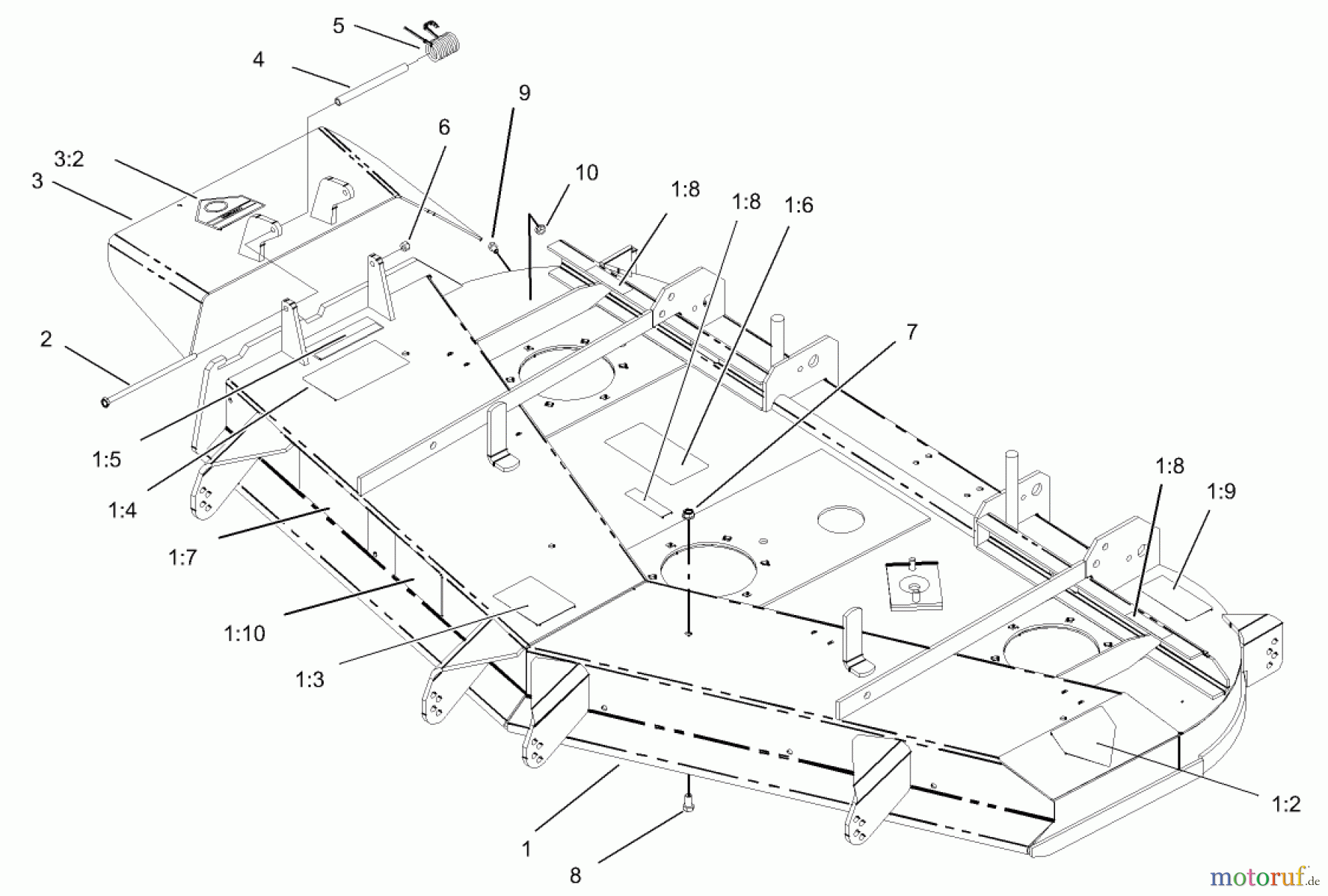  Zerto-Turn Mäher 74231 (Z257) - Toro Z Master Mower, 62