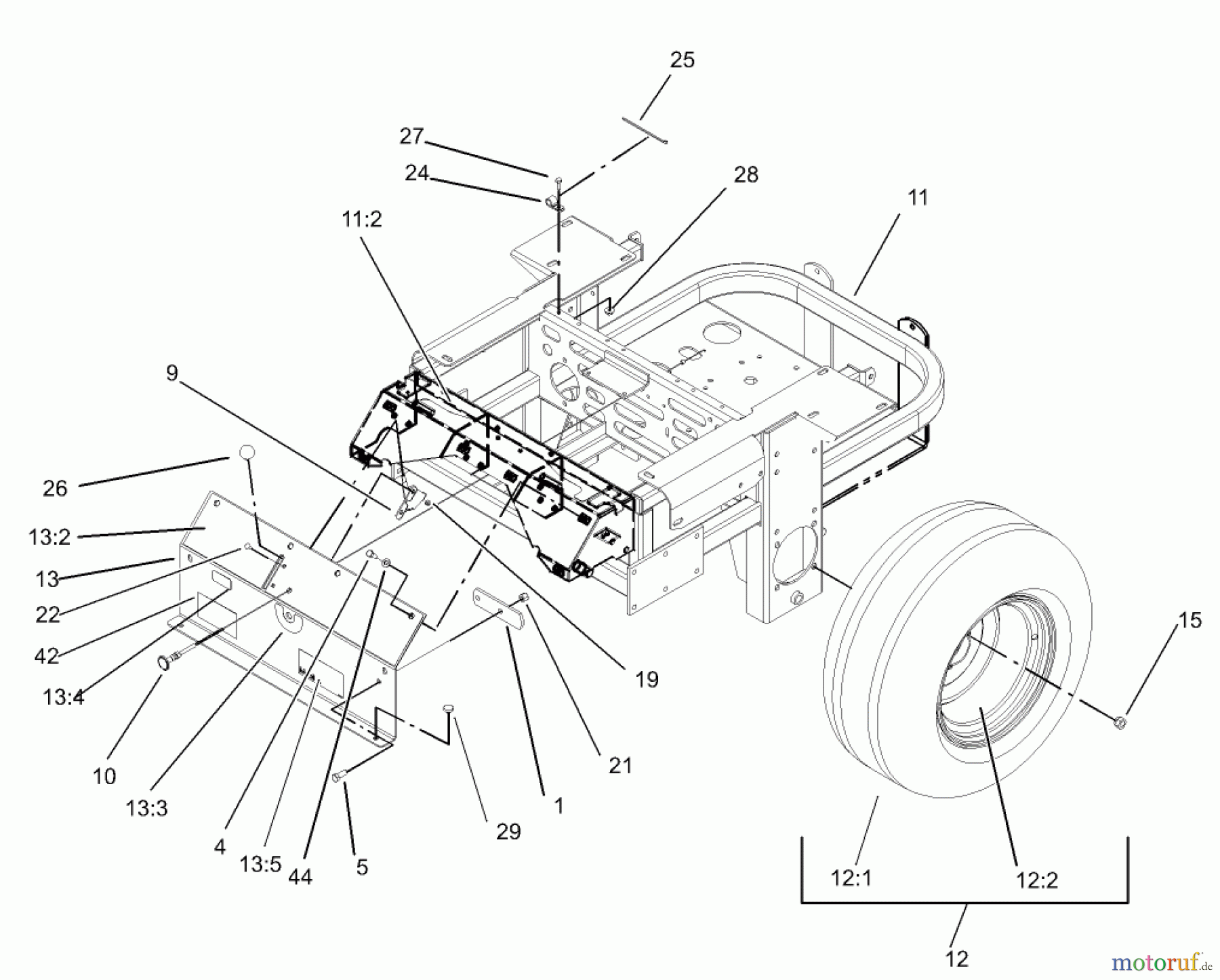  Zerto-Turn Mäher 74231 (Z257) - Toro Z Master Mower, 62