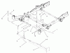 Zerto-Turn Mäher 74231 (Z257) - Toro Z Master Mower, 62" SFS Side Discharge Deck (SN: 230006001 - 230999999) (2003) Spareparts STAND ASSEMBLY