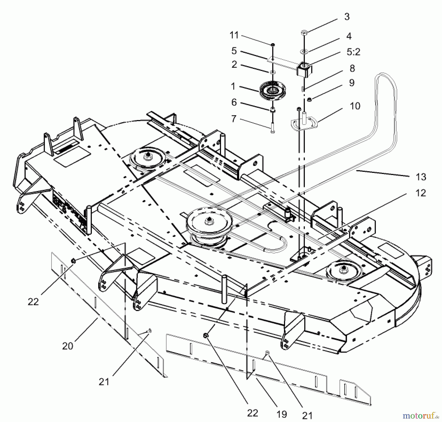  Zerto-Turn Mäher 74232 (Z257) - Toro Z Master Mower, 72