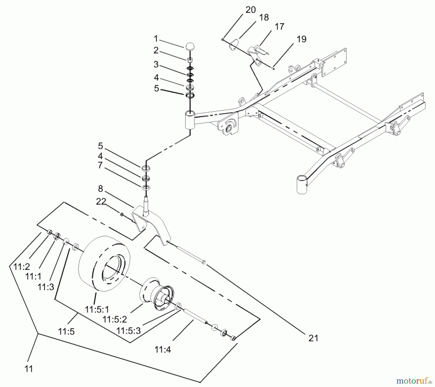  Zerto-Turn Mäher 74232 (Z257) - Toro Z Master Mower, 72