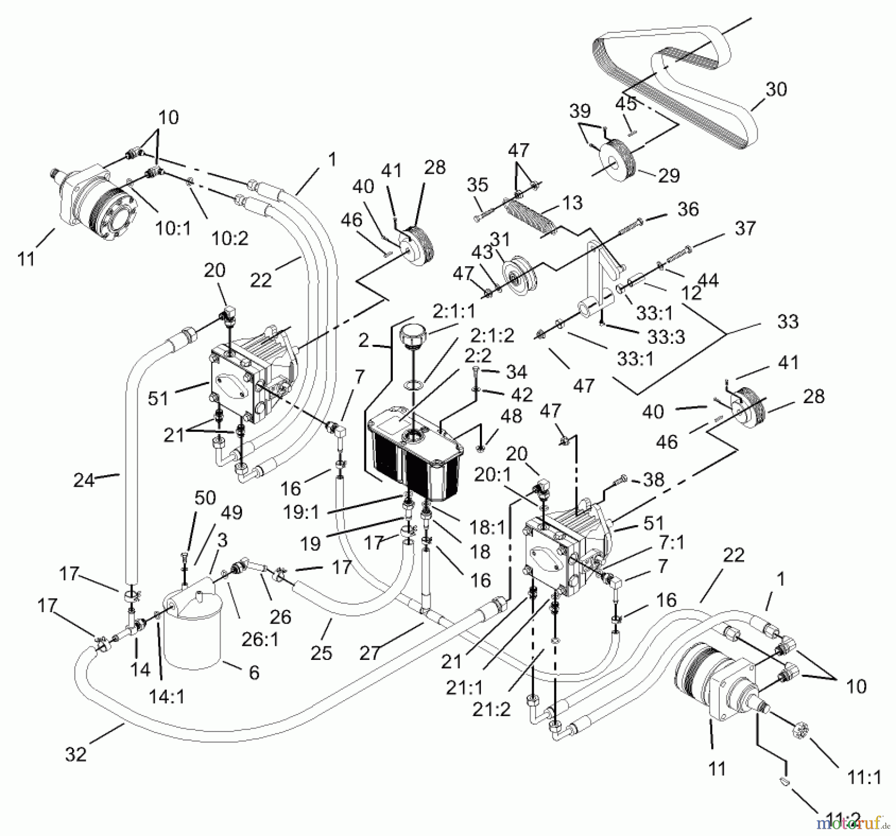  Zerto-Turn Mäher 74232 (Z257) - Toro Z Master Mower, 72