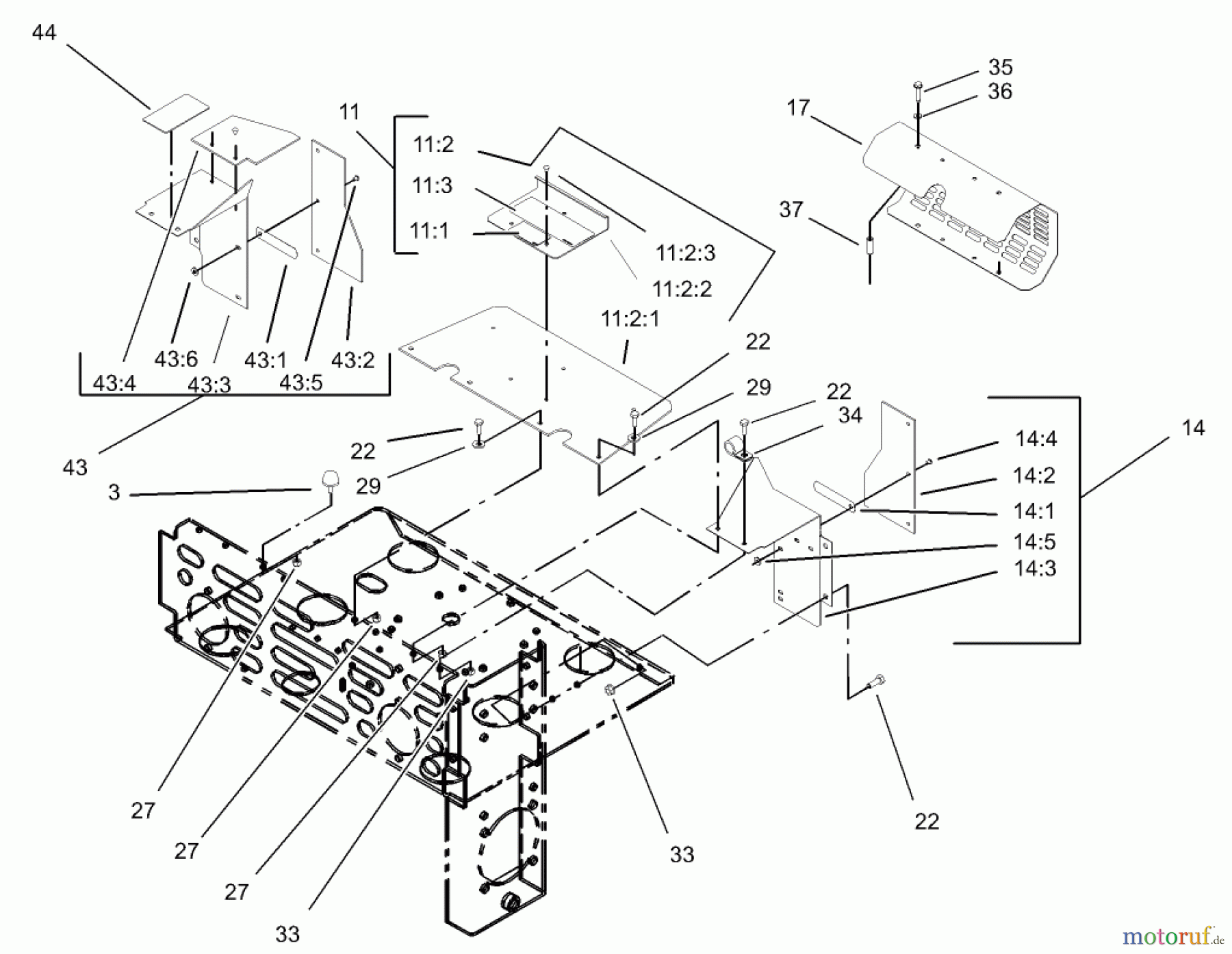  Zerto-Turn Mäher 74232 (Z257) - Toro Z Master Mower, 72