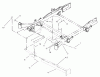 Zerto-Turn Mäher 74232 (Z257) - Toro Z Master Mower, 72" SFS Side Discharge Deck (SN: 230006001 - 230999999) (2003) Spareparts STAND ASSEMBLY