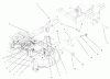 Zerto-Turn Mäher 74234 (Z255) - Toro Z Master Mower, 62" SFS Side Discharge Deck (SN: 220000001 - 220999999) (2002) Spareparts DECK CONNECTION ASSEMBLY