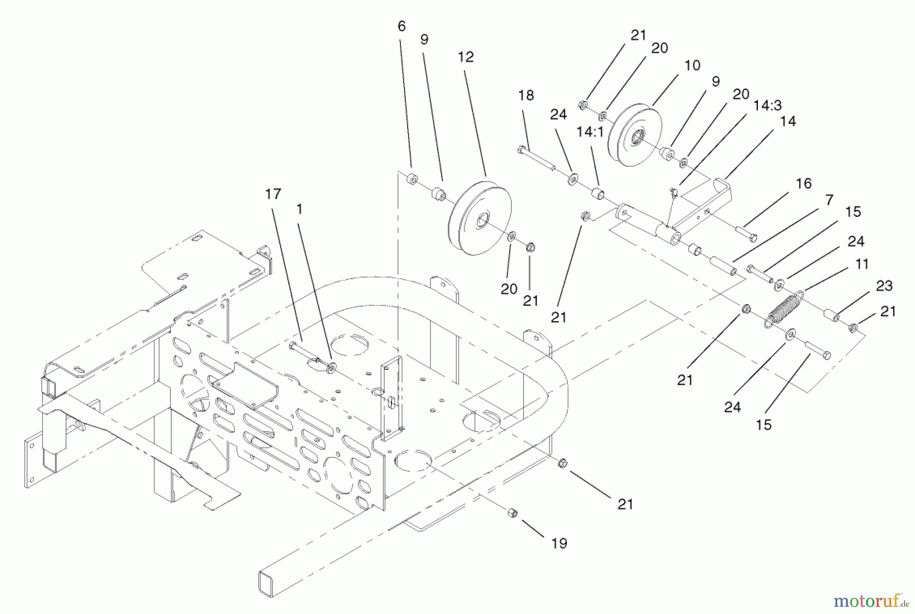  Zerto-Turn Mäher 74234 (Z255) - Toro Z Master Mower, 62