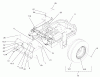 Zerto-Turn Mäher 74234 (Z255) - Toro Z Master Mower, 62" SFS Side Discharge Deck (SN: 220000001 - 220999999) (2002) Spareparts MAIN FRAME ASSEMBLY