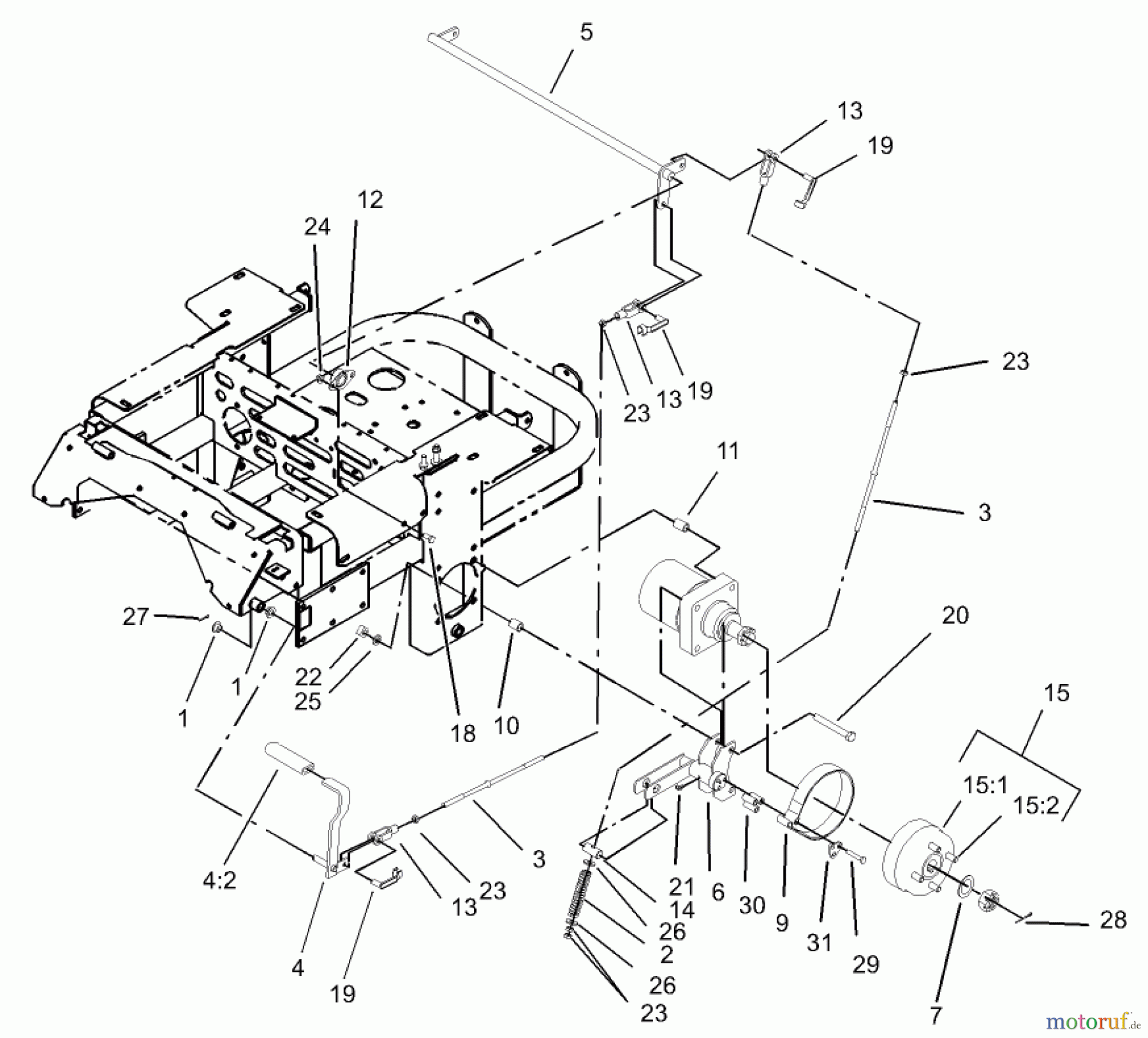  Zerto-Turn Mäher 74234 (Z255) - Toro Z Master Mower, 62