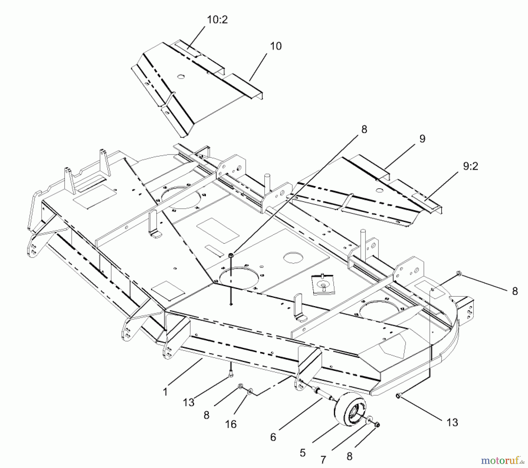  Zerto-Turn Mäher 74234 (Z255) - Toro Z Master Mower, 62