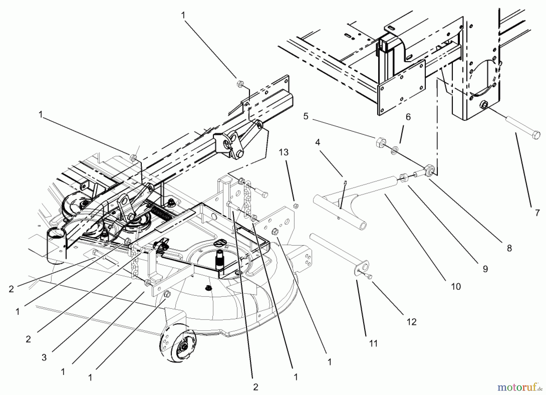  Zerto-Turn Mäher 74234 (Z255) - Toro Z Master Mower, 62