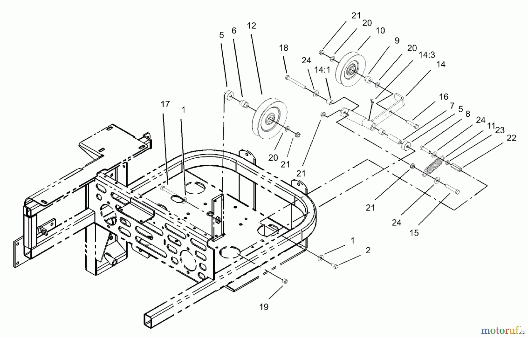  Zerto-Turn Mäher 74234 (Z255) - Toro Z Master Mower, 62