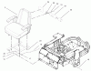 Zerto-Turn Mäher 74234 (Z255) - Toro Z Master Mower, 62" SFS Side Discharge Deck (SN: 230006001 - 230999999) (2003) Spareparts SEAT ASSEMBLY