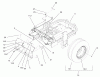 Zerto-Turn Mäher 74235 (Z255) - Toro Z Master Mower, 72" SFS Side Discharge Deck (SN: 220000001 - 220999999) (2002) Spareparts MAIN FRAME ASSEMBLY