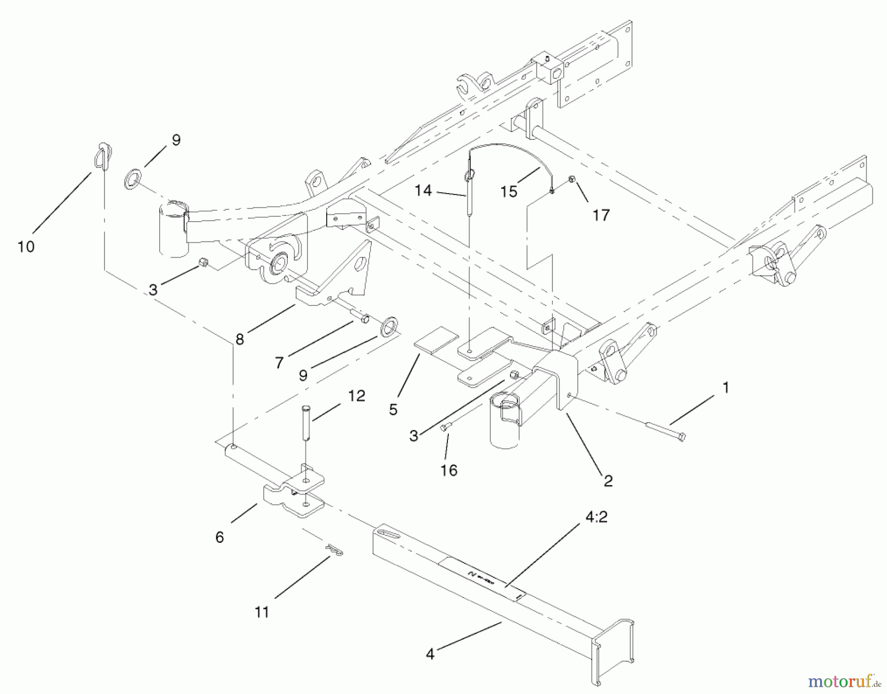  Zerto-Turn Mäher 74235 (Z255) - Toro Z Master Mower, 72