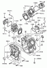 Zerto-Turn Mäher 74236 (Z287L) - Toro Z Master Mower, 62" SFS Side Discharge Deck (SN: 220000001 - 220999999) (2002) Spareparts CYLINDER/CRANKCASE ASSEMBLY KAWASAKI FD750D-AS03