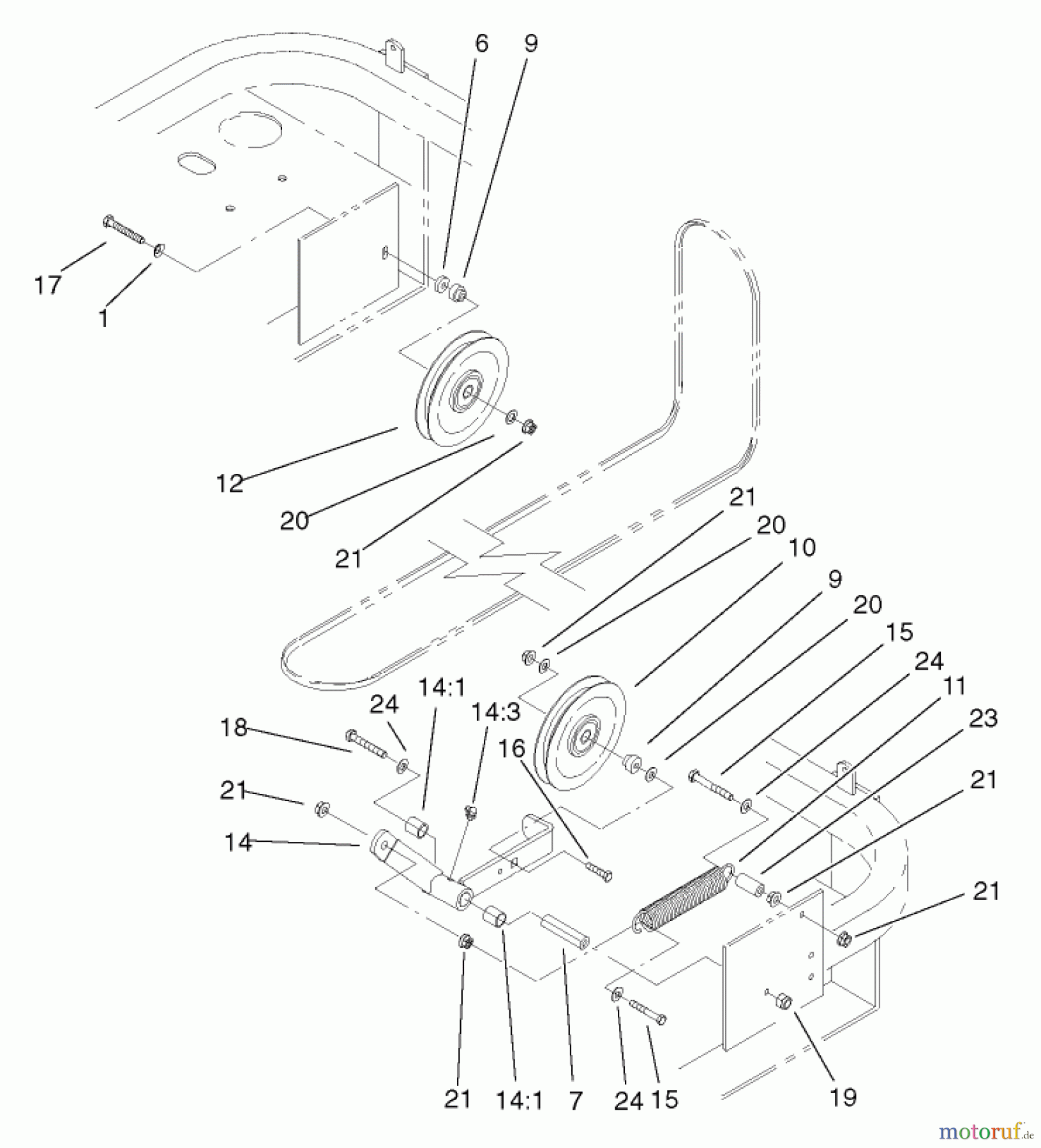  Zerto-Turn Mäher 74236 (Z287L) - Toro Z Master Mower, 62