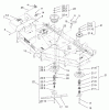 Zerto-Turn Mäher 74236 (Z287L) - Toro Z Master Mower, 62" SFS Side Discharge Deck (SN: 220000001 - 220999999) (2002) Spareparts SPINDLE AND PULLEY ASSEMBLY