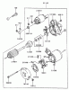 Zerto-Turn Mäher 74236 (Z287L) - Toro Z Master Mower, 62" SFS Side Discharge Deck (SN: 220000001 - 220999999) (2002) Spareparts STARTER ASSEMBLY KAWASAKI FD750D-AS03