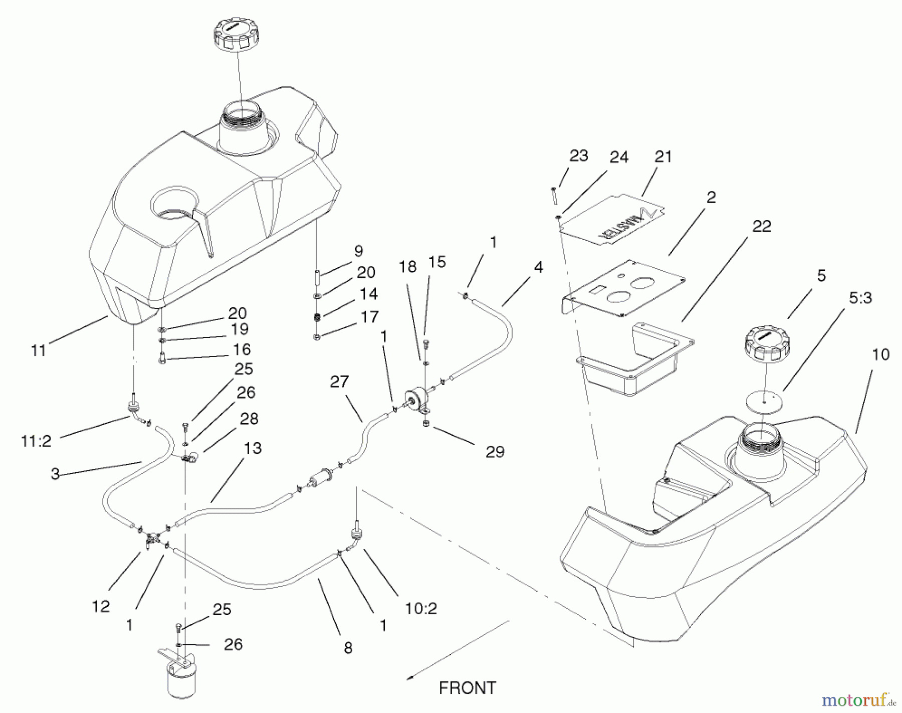  Zerto-Turn Mäher 74236 (Z287L) - Toro Z Master Mower, 62