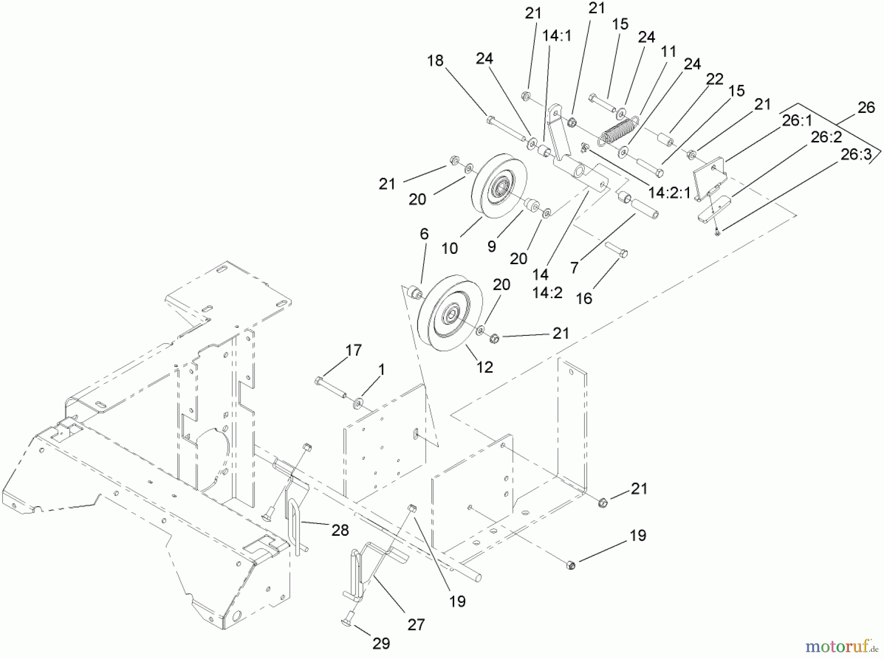  Zerto-Turn Mäher 74237 (Z528) - Toro Z Master Mower, 52