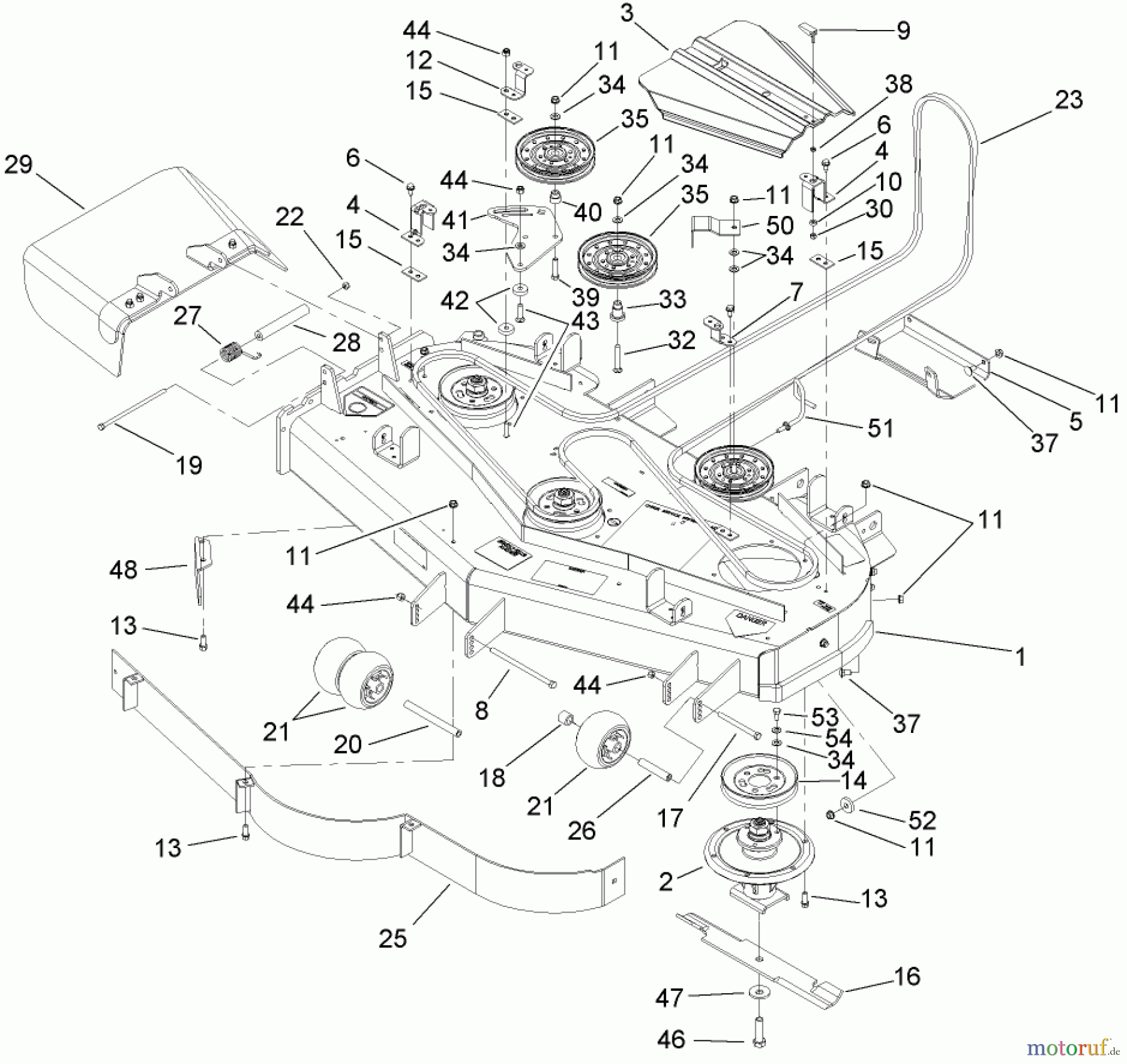  Zerto-Turn Mäher 74237CP (Z500) - Toro Z Master Mower, 52