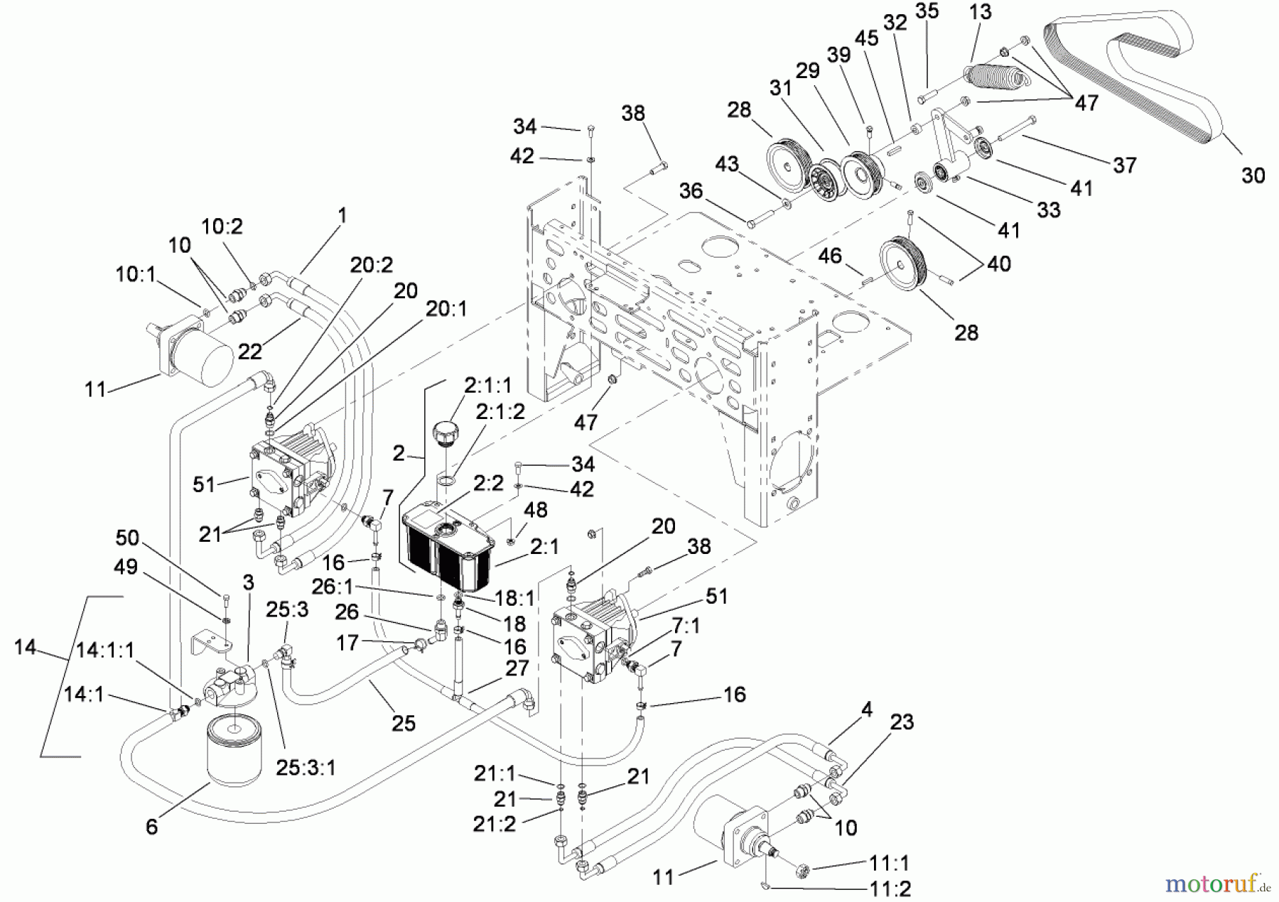  Zerto-Turn Mäher 74237CP (Z500) - Toro Z Master Mower, 52