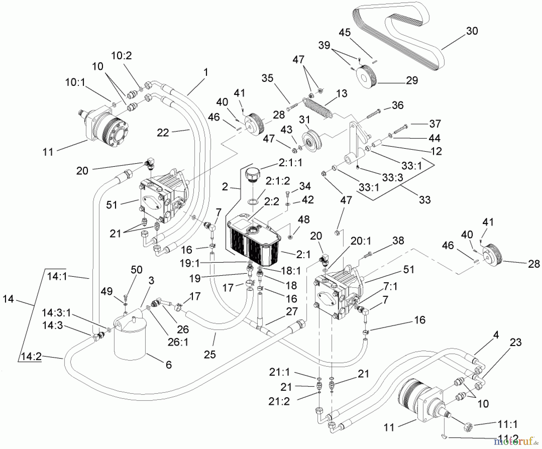  Zerto-Turn Mäher 74237CP (Z528) - Toro Z Master Mower, 52