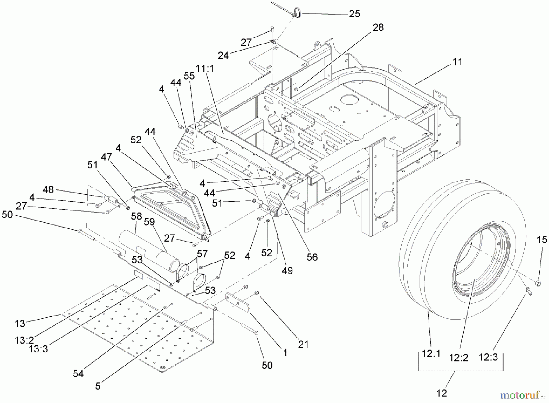  Zerto-Turn Mäher 74237CP (Z528) - Toro Z Master Mower, 52