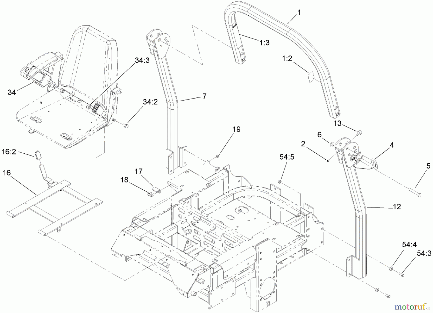  Zerto-Turn Mäher 74237CP (Z528) - Toro Z Master Mower, 52