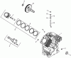 Zerto-Turn Mäher 74239 (Z500) - Toro Z Master Mower, 52" TURBO FORCE Side Discharge Deck (SN: 250000001 - 250999999) (2005) Spareparts CRANKCASE ASSEMBLY KOHLER CH23S 76584