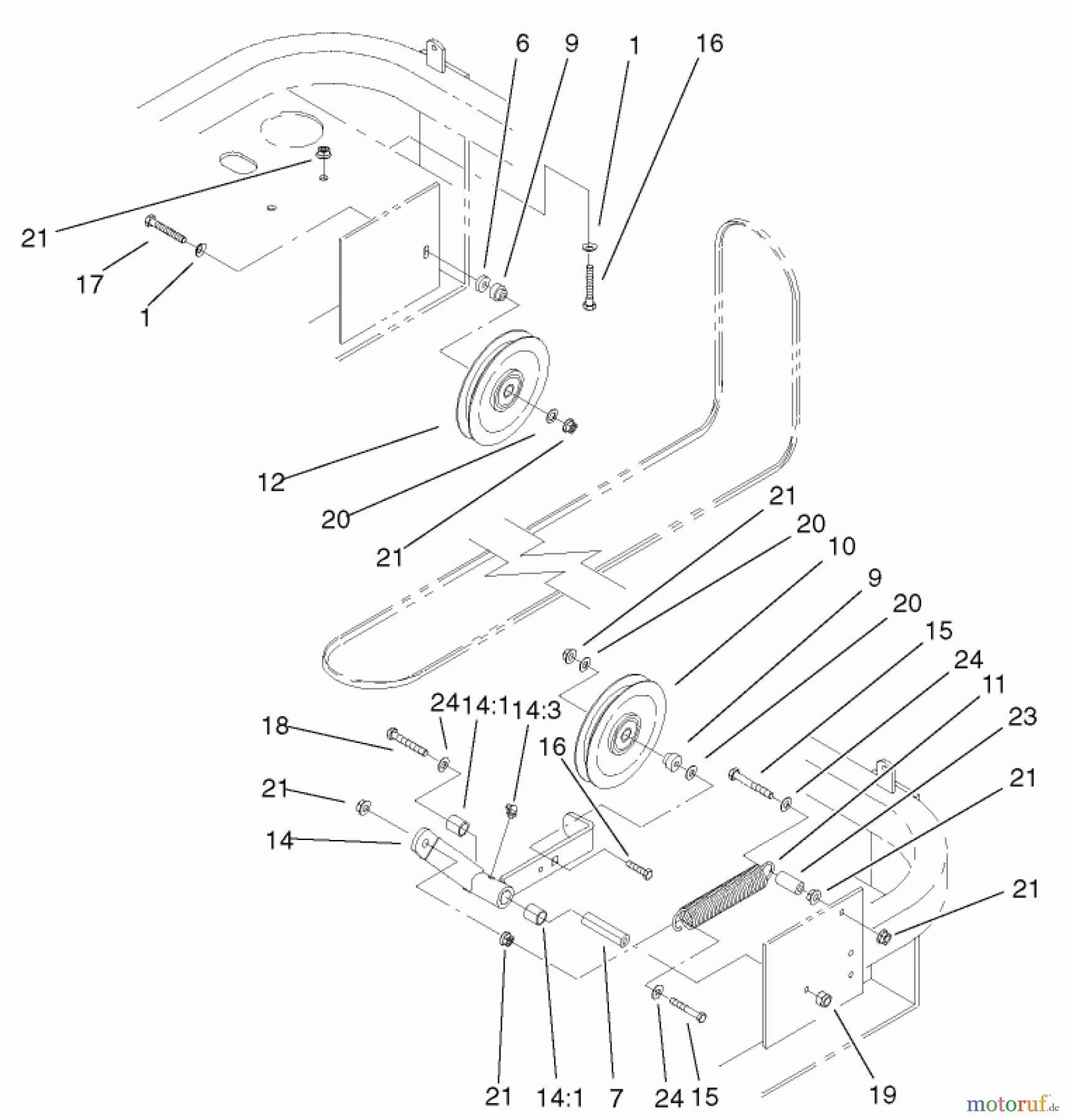  Zerto-Turn Mäher 74240 (Z286E) - Toro Z Master Mower, 62