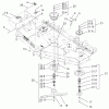Zerto-Turn Mäher 74240 (Z286E) - Toro Z Master Mower, 62" SFS Side Discharge Deck (SN: 210000001 - 210999999) (2001) Spareparts SPINDLE AND PULLEY ASSEMBLY