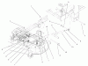 Zerto-Turn Mäher 74240 (Z286E) - Toro Z Master Mower, 62" SFS Side Discharge Deck (SN: 220000001 - 220999999) (2002) Spareparts DECK CONNECTION ASSEMBLY