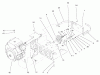 Zerto-Turn Mäher 74240 (Z286E) - Toro Z Master Mower, 62" SFS Side Discharge Deck (SN: 220000001 - 220999999) (2002) Spareparts ENGINE AND CLUTCH ASSEMBLY