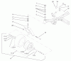 Zerto-Turn Mäher 74241 (Z286E) - Toro Z Master Mower, 72" SFS Side Discharge Deck (SN: 210000001 - 210999999) (2001) Spareparts CASTER WHEEL ASSEMBLY