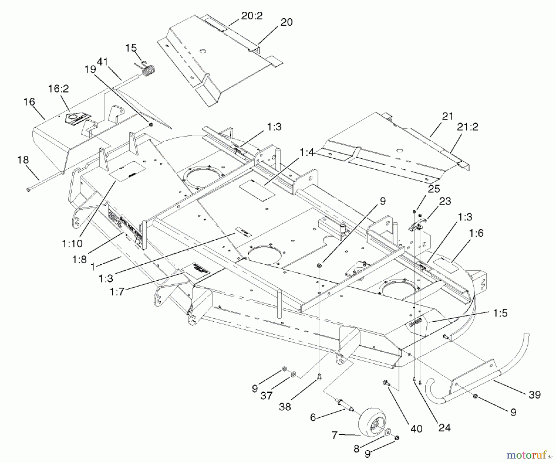  Zerto-Turn Mäher 74241 (Z286E) - Toro Z Master Mower, 72