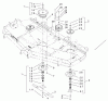 Zerto-Turn Mäher 74241 (Z286E) - Toro Z Master Mower, 72" SFS Side Discharge Deck (SN: 210000001 - 210999999) (2001) Spareparts SPINDLE AND PULLEY ASSEMBLY