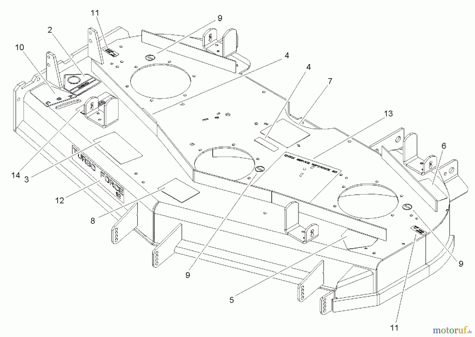  Zerto-Turn Mäher 74242 (Z500) - Toro Z Master Mower, 52