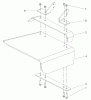 Zerto-Turn Mäher 74242 (Z500) - Toro Z Master Mower, 52" TURBO FORCE Side Discharge Deck (SN: 240000001 - 240003000) (2004) Spareparts DEFLECTOR ASSEMBLY NO. 106-3249